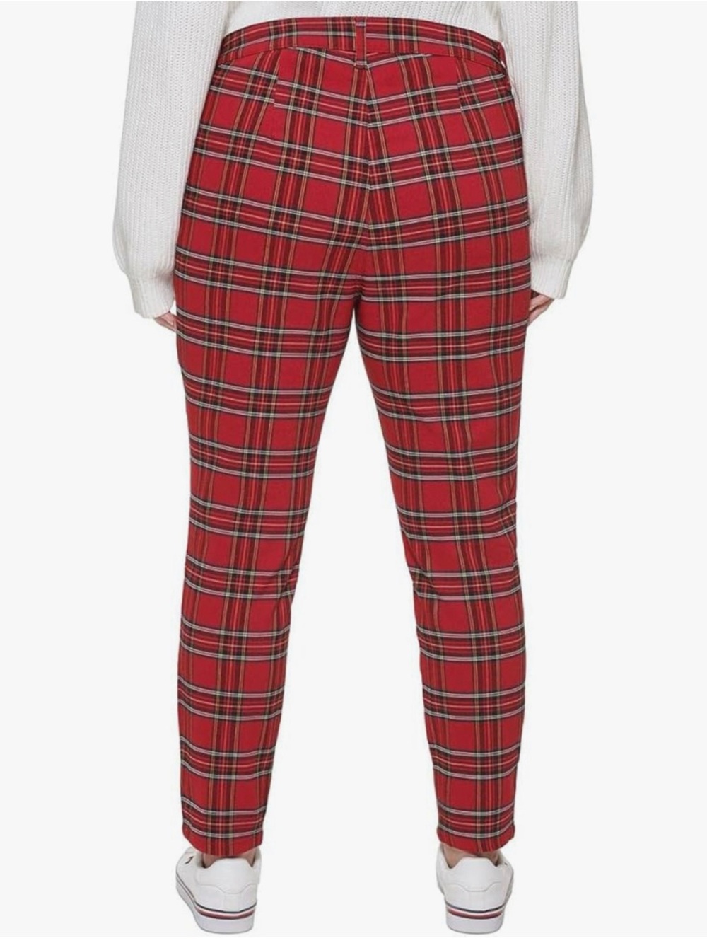 Tommy Hilfiger Tribeca Skinny Patterned Pants - Picture 3 of 15